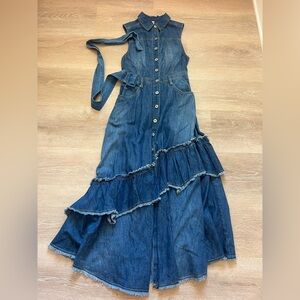 Free People Beau Midi Dress Size XS